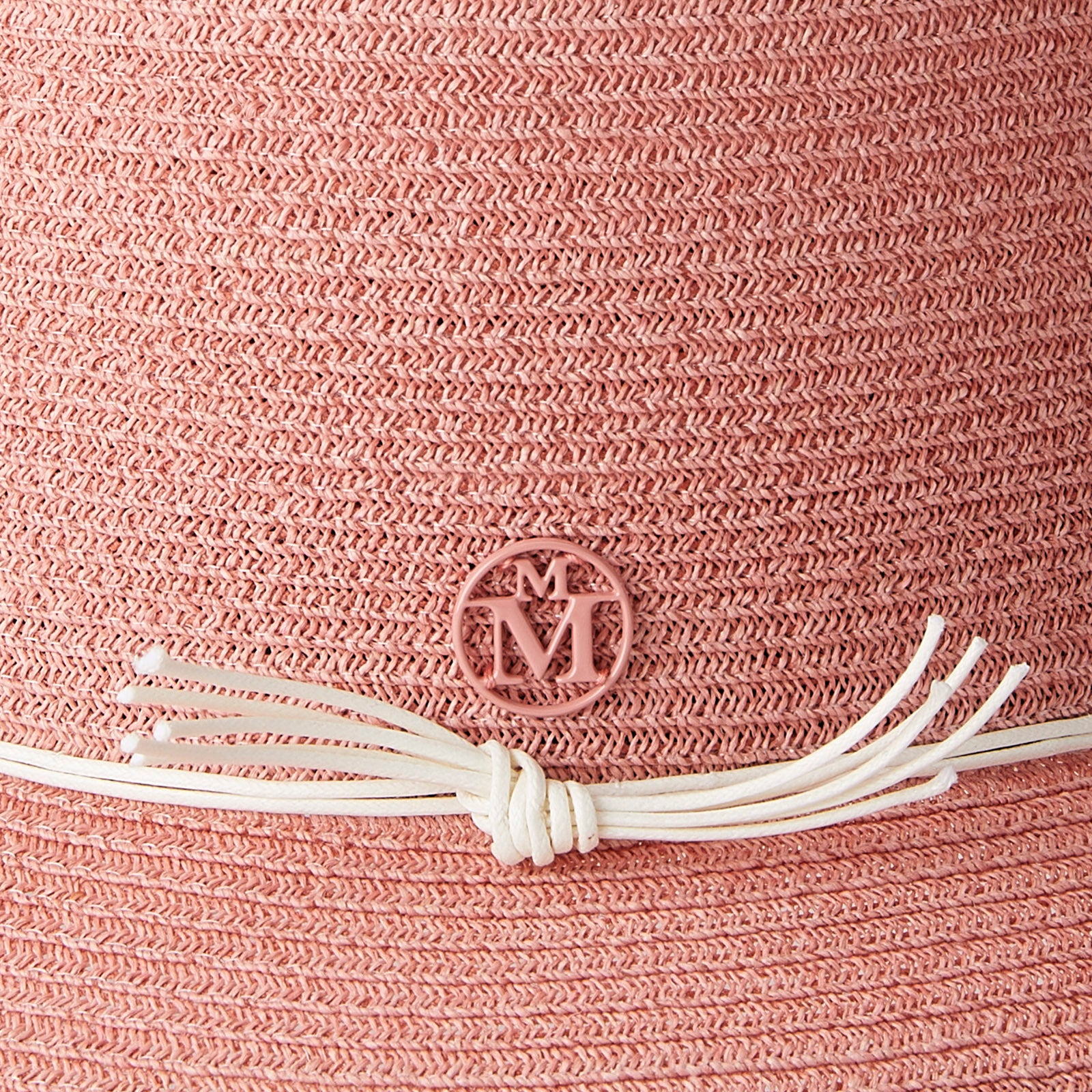 Arsene - chapeau bob en paille rose pour enfant.