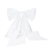 Big Wicole - grand noeud blanc en taffetas.