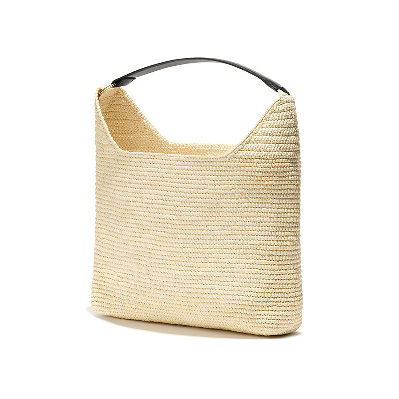 Cristiana - Sac en paille crochetée