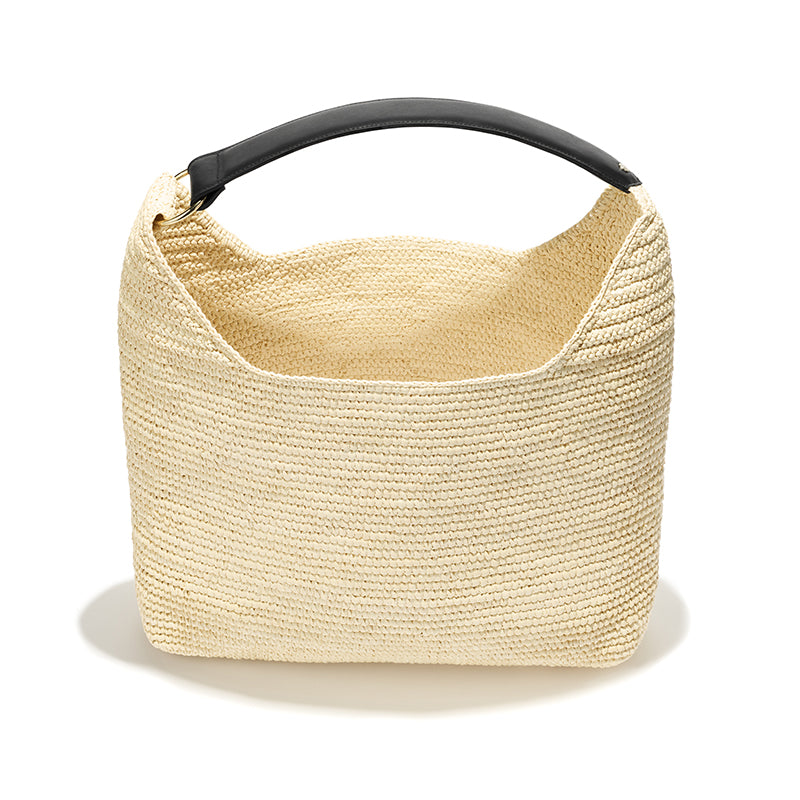 Cristiana - Sac en paille crochetée