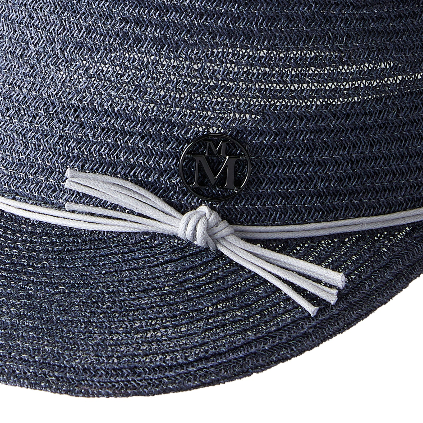 Jamie - casquette en paille navy pour enfant.
