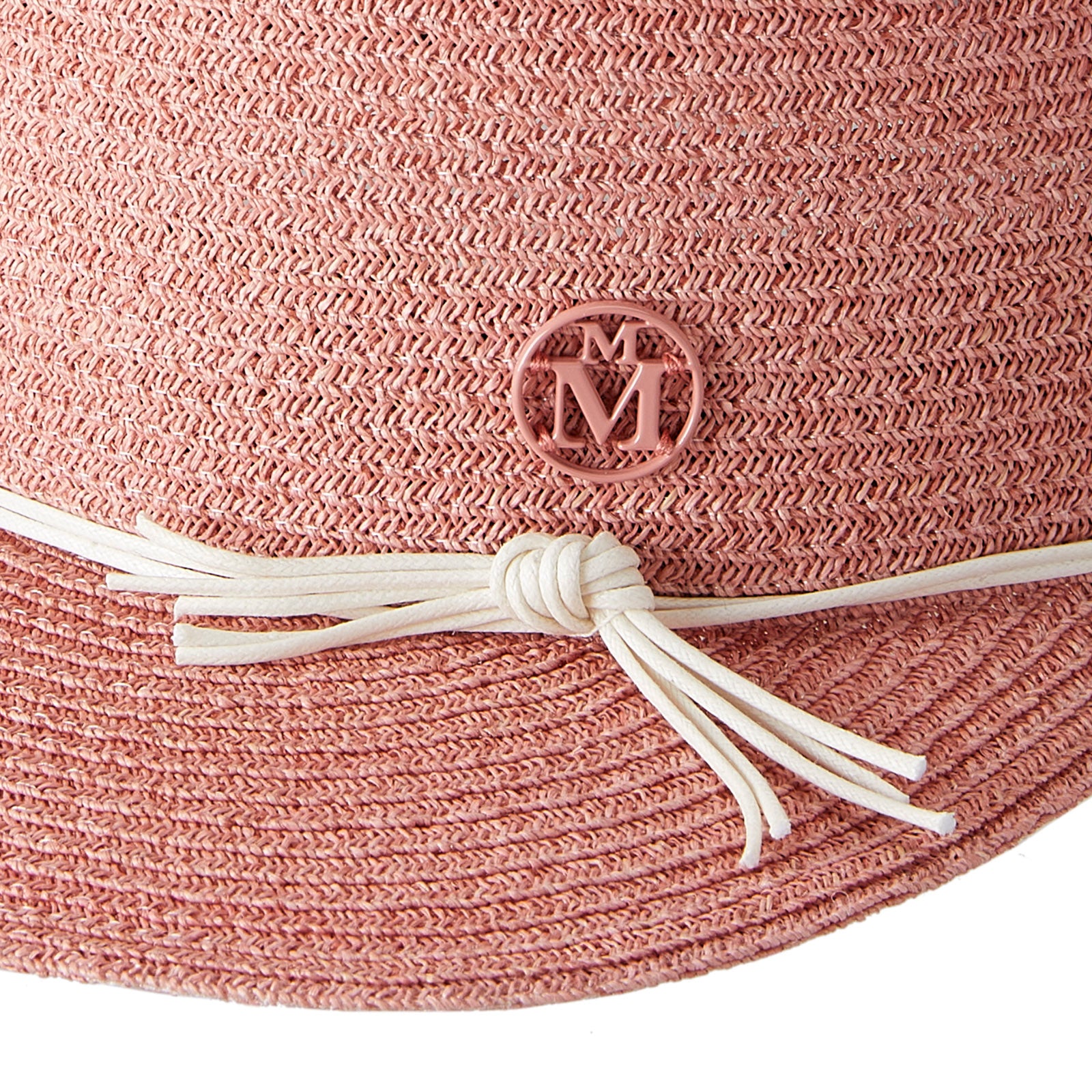 Jamie - casquette en paille rose pour enfant.