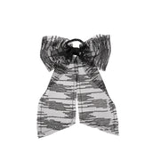 Mini Wicole - chouchou noir avec un nœud en tulle et sequins