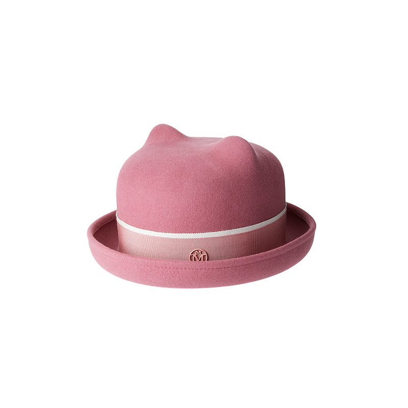 Maison Michel Pink Multi-Striped Cap Loulou – Maison Michel main image 2