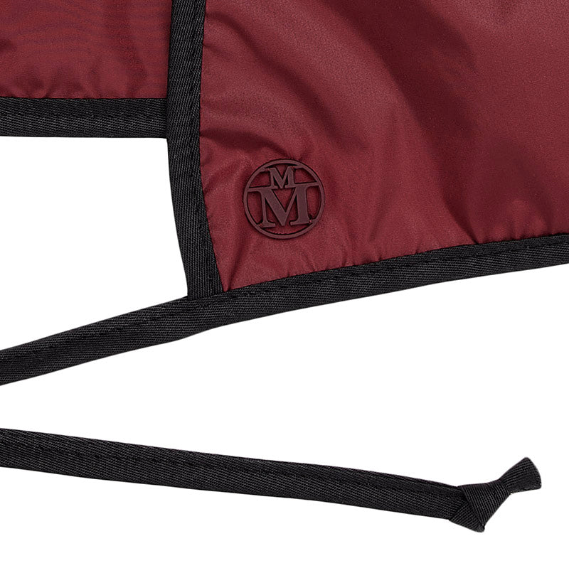 Lara - bob pliable burgundy en nylon avec oreilles, waterproof.