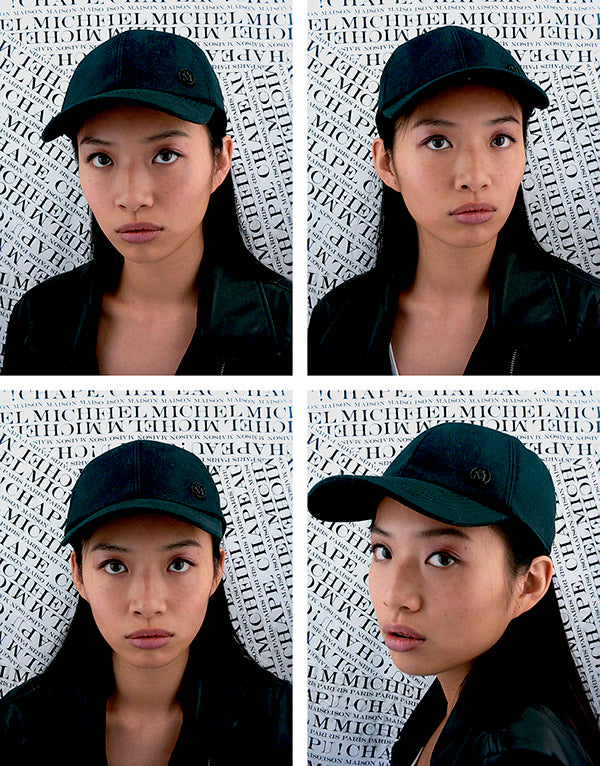 Tiger - casquette en coton noir.
