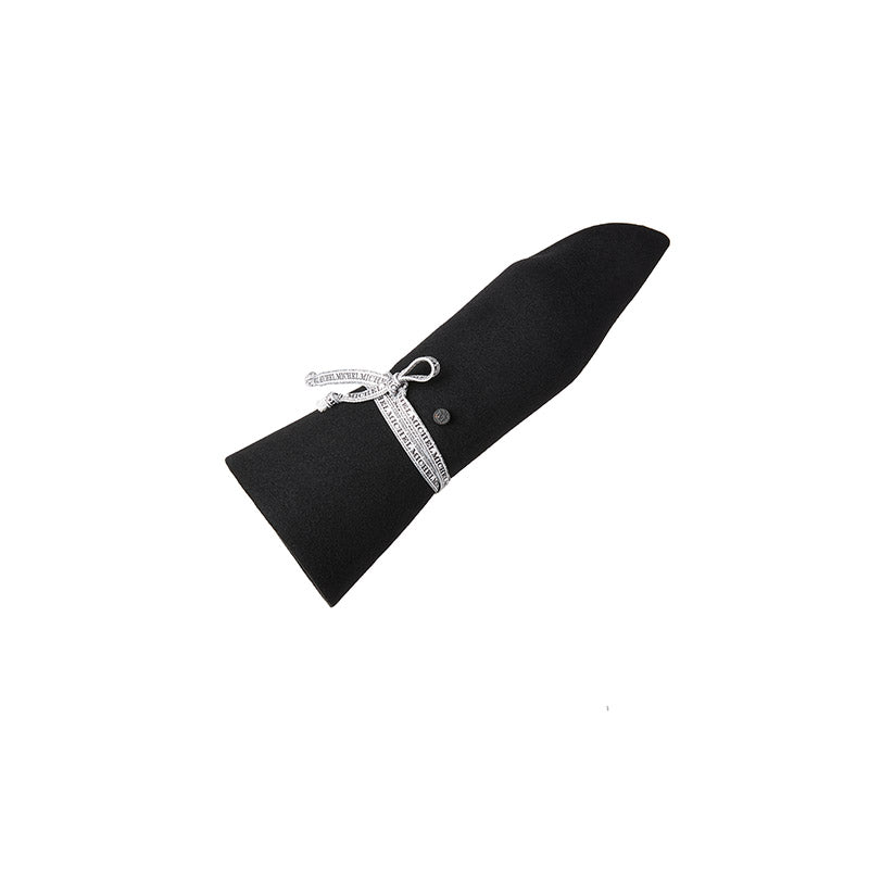 New Kendall - chapeau cloche roulable et déperlant en feutre noir.