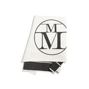 Aida - Fouta en coton noir et beige