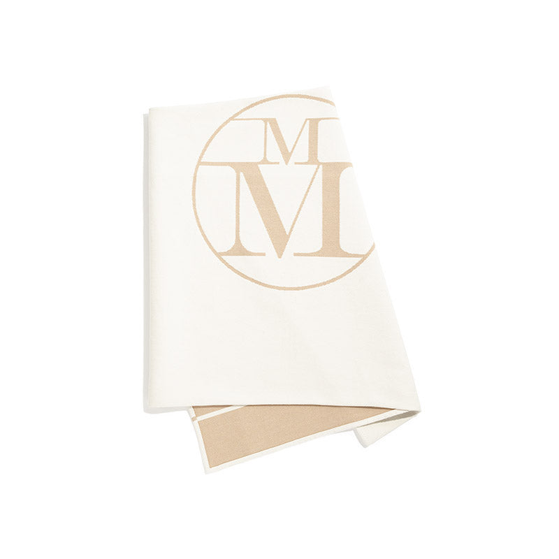Aida - Fouta en coton camel et beige