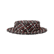 Canotier tweed brodé