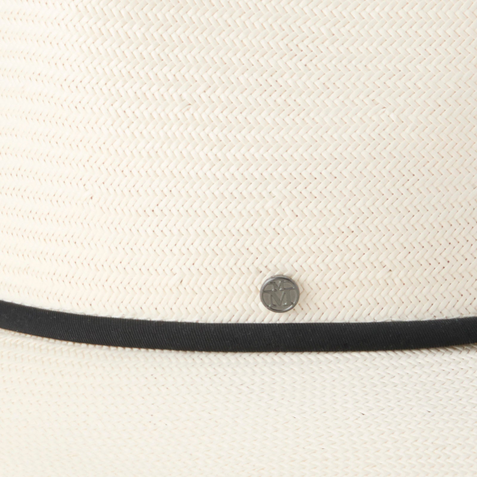 André - Fedora en paille naturelle pliable et un ruban noir