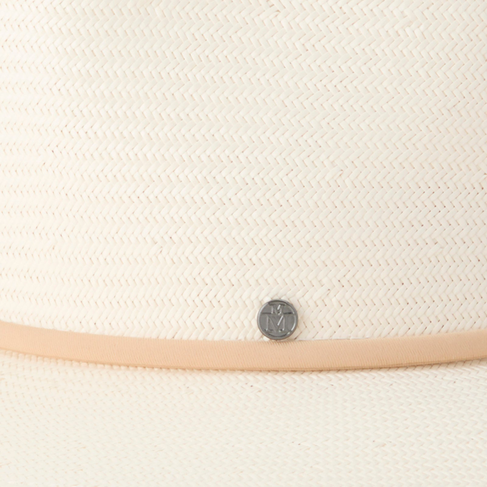 André - Fedora en paille naturelle pliable et un ruban camel