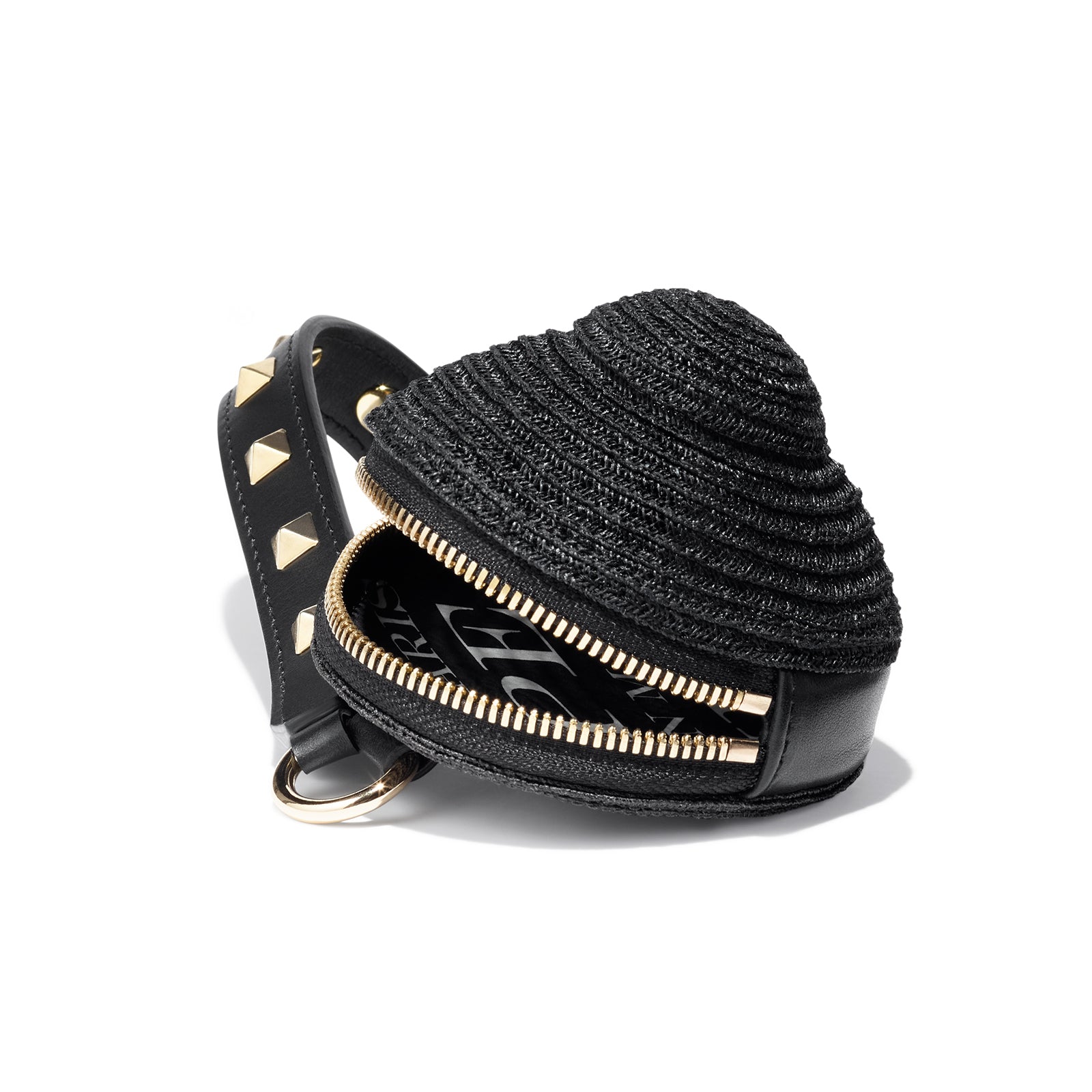 Anna - sac en paille noir.