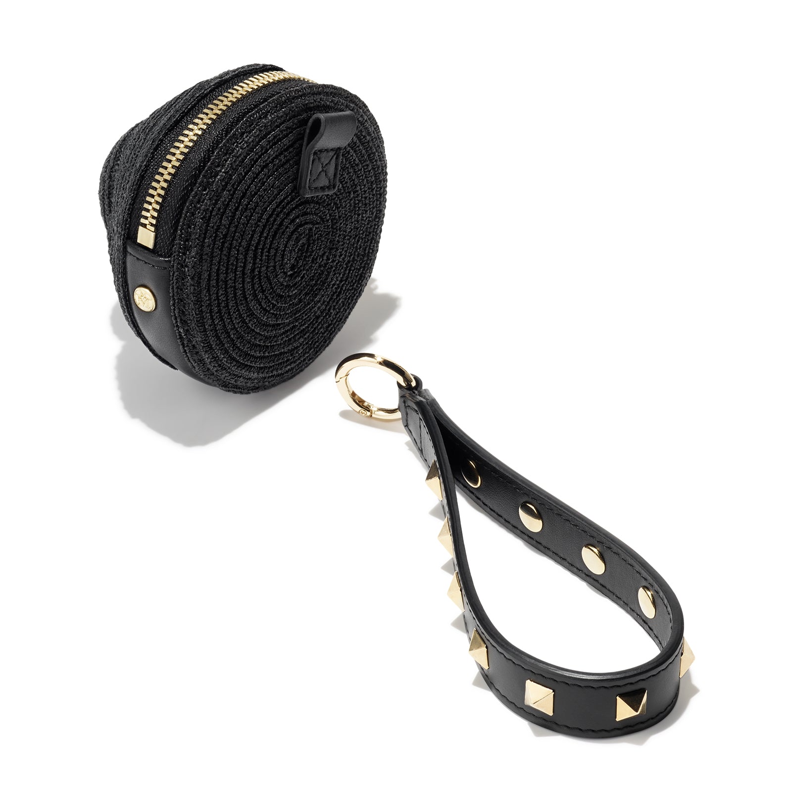 Anna - sac en paille noir.