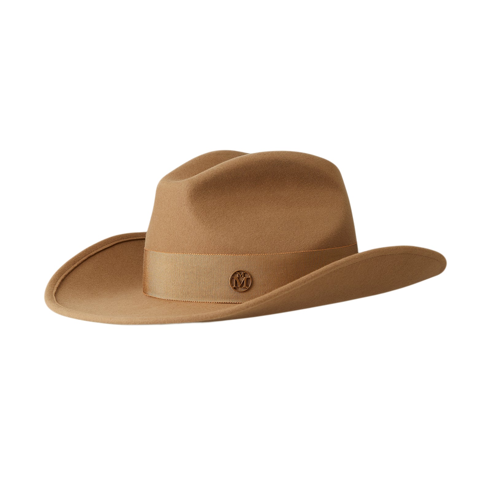 Austin - Chapeau cowboy en feutre camel