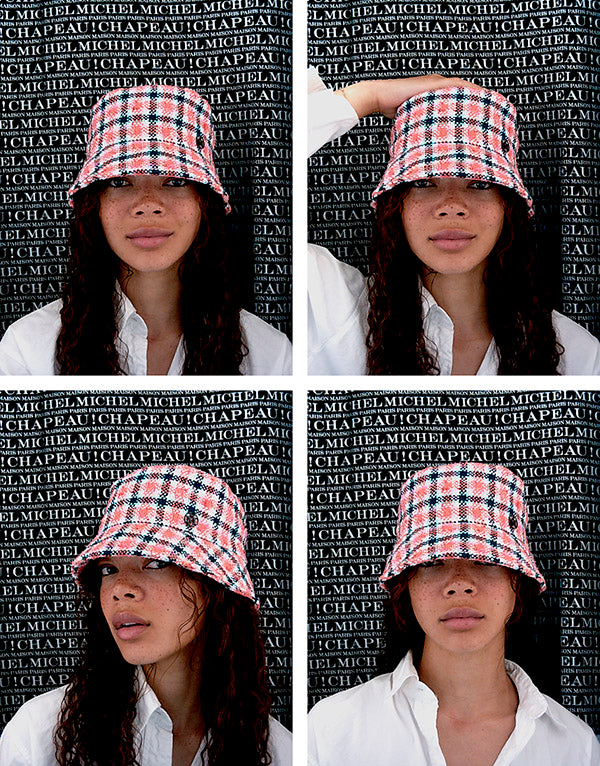 Axel - Bob en tweed multicolore.