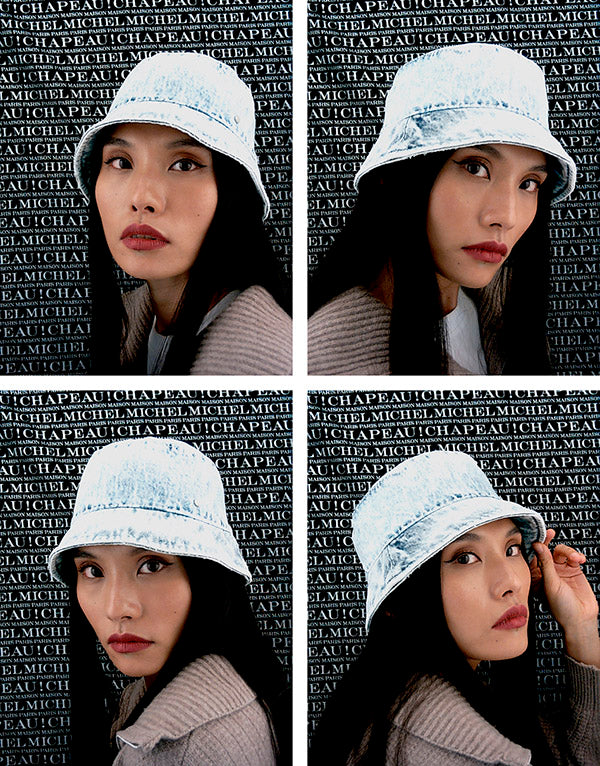 Axel - Bob en jean délavé.