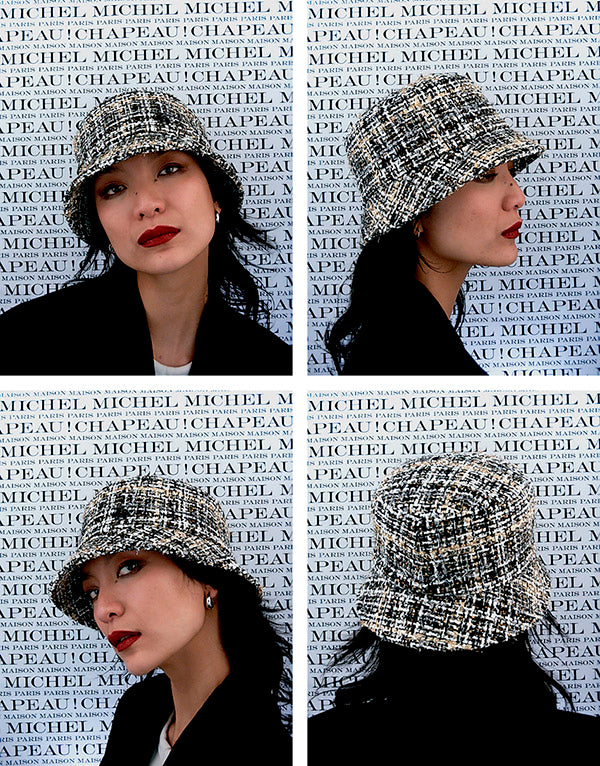 Axel - Bob en tweed multicolore.