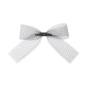 Aya - barrette avec un nœud noir en résille