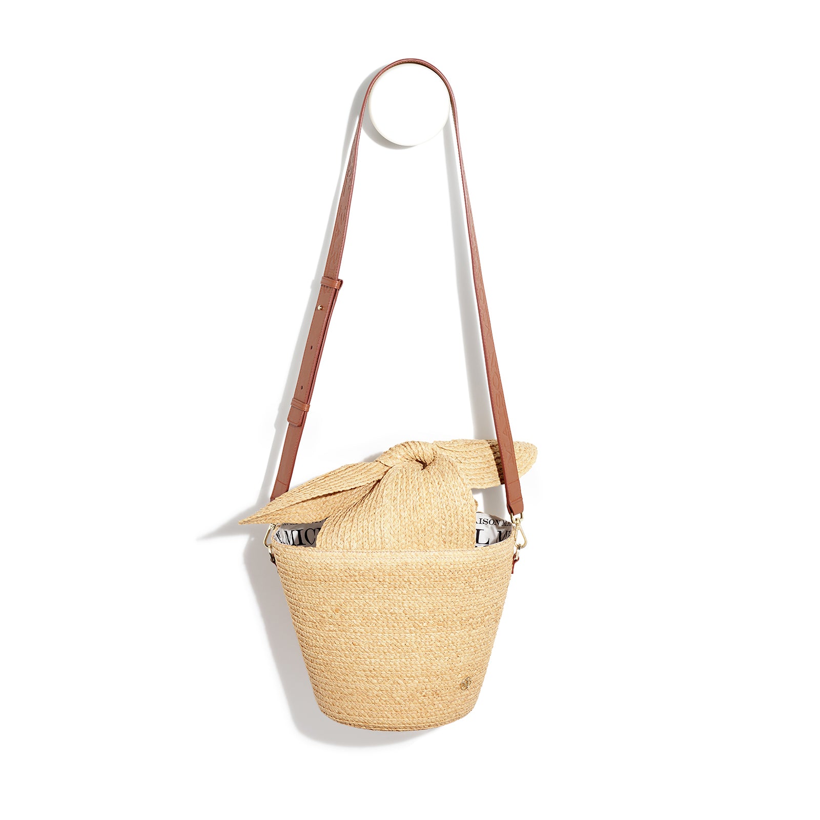 Barbara - sac en paille naturelle.