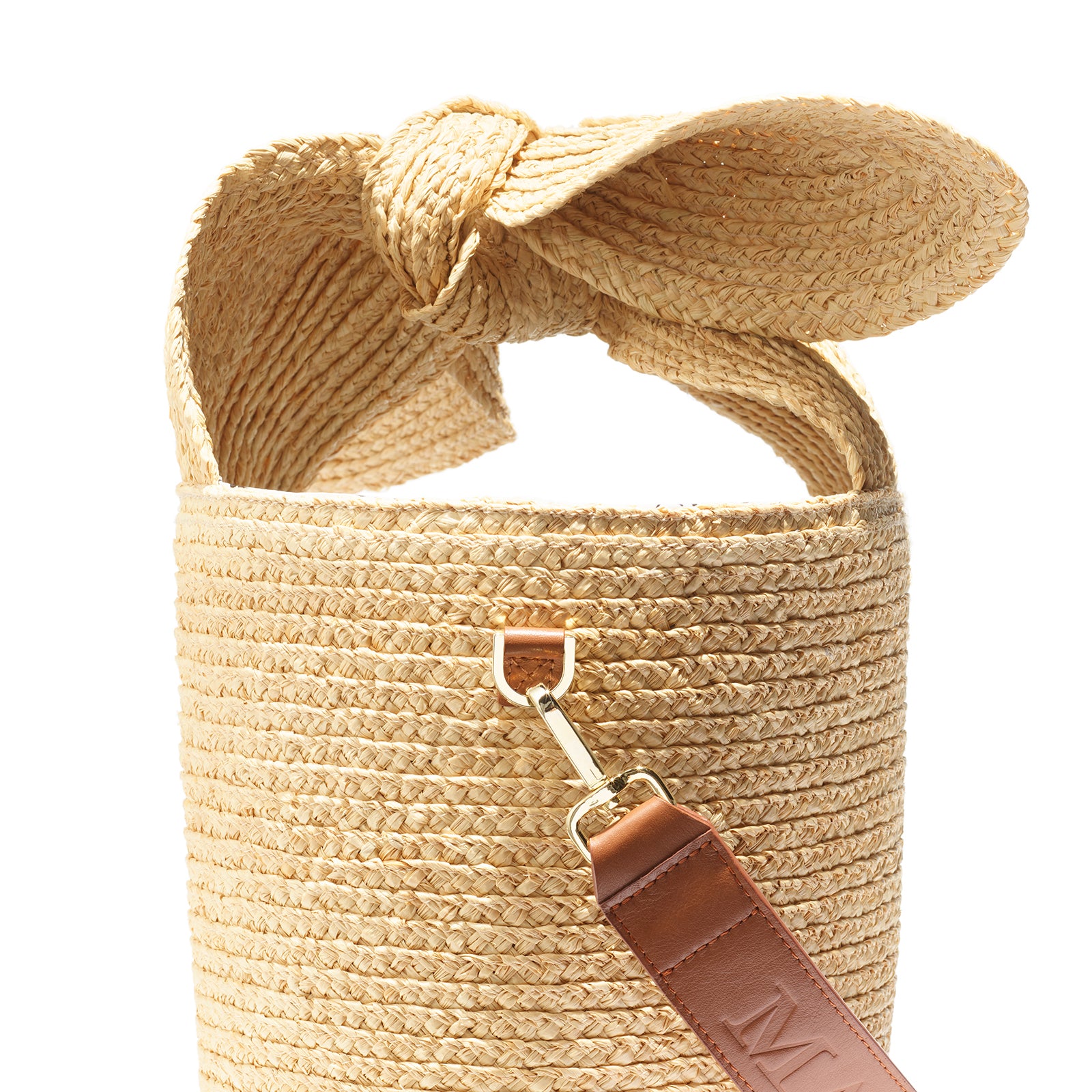 Barbara - sac en paille naturelle.