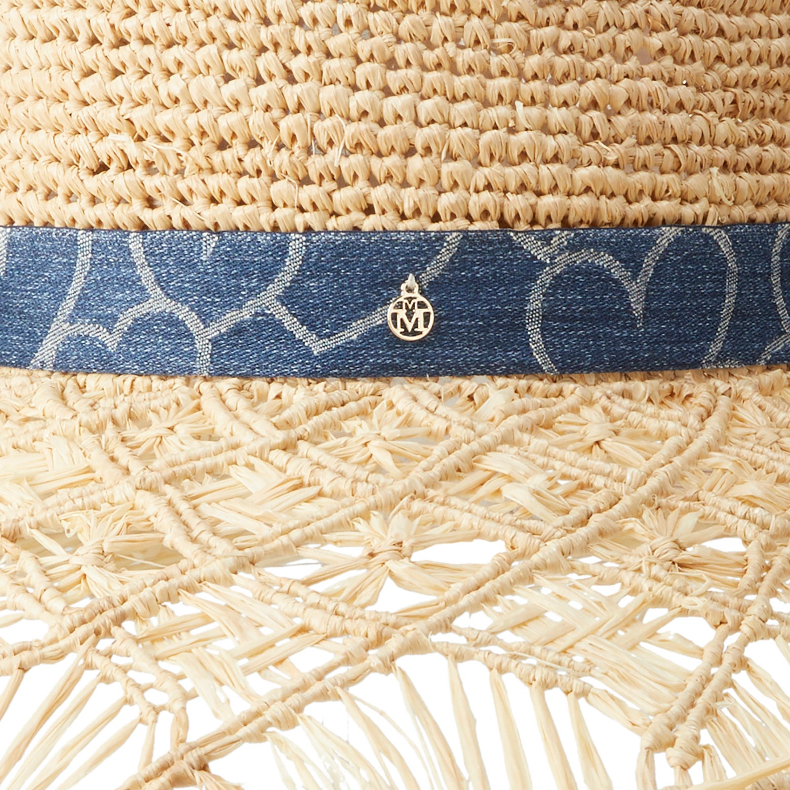 Capeline en paille raphia