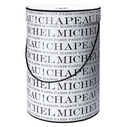Boîte à chapeaux - recyclable, blanche et haute, Ø 35 cm.