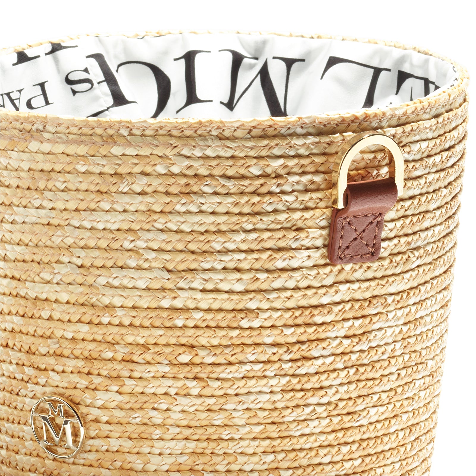 Cassie - sac en paille naturelle.