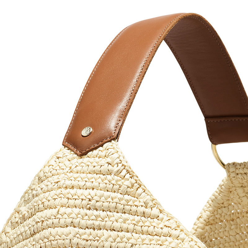 Cristiana - Sac en paille crochetée