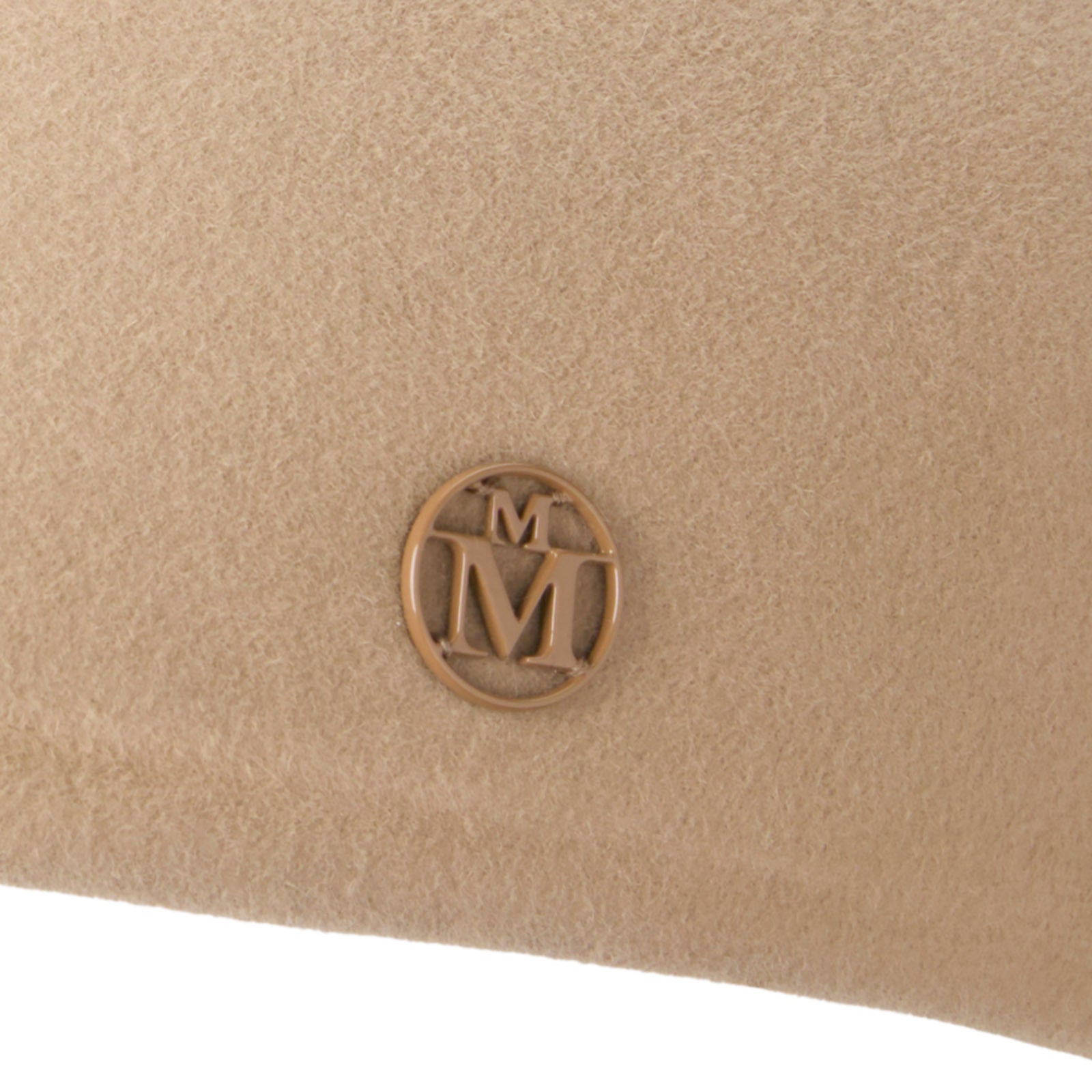 Donovan - Casquette en feutre onyx beige avec un toucher cachemire.