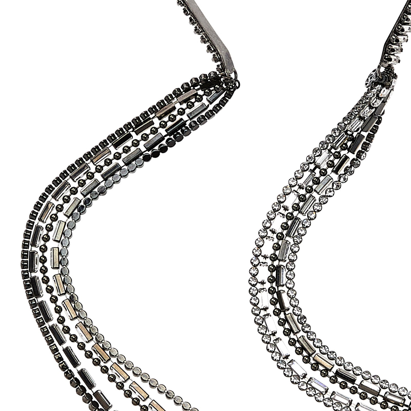 Dorothee - Bandeau avec des chaines et des strass.