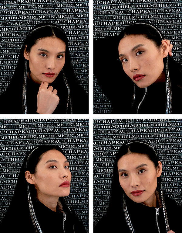 Dorothee - Bandeau avec des chaines et des strass.