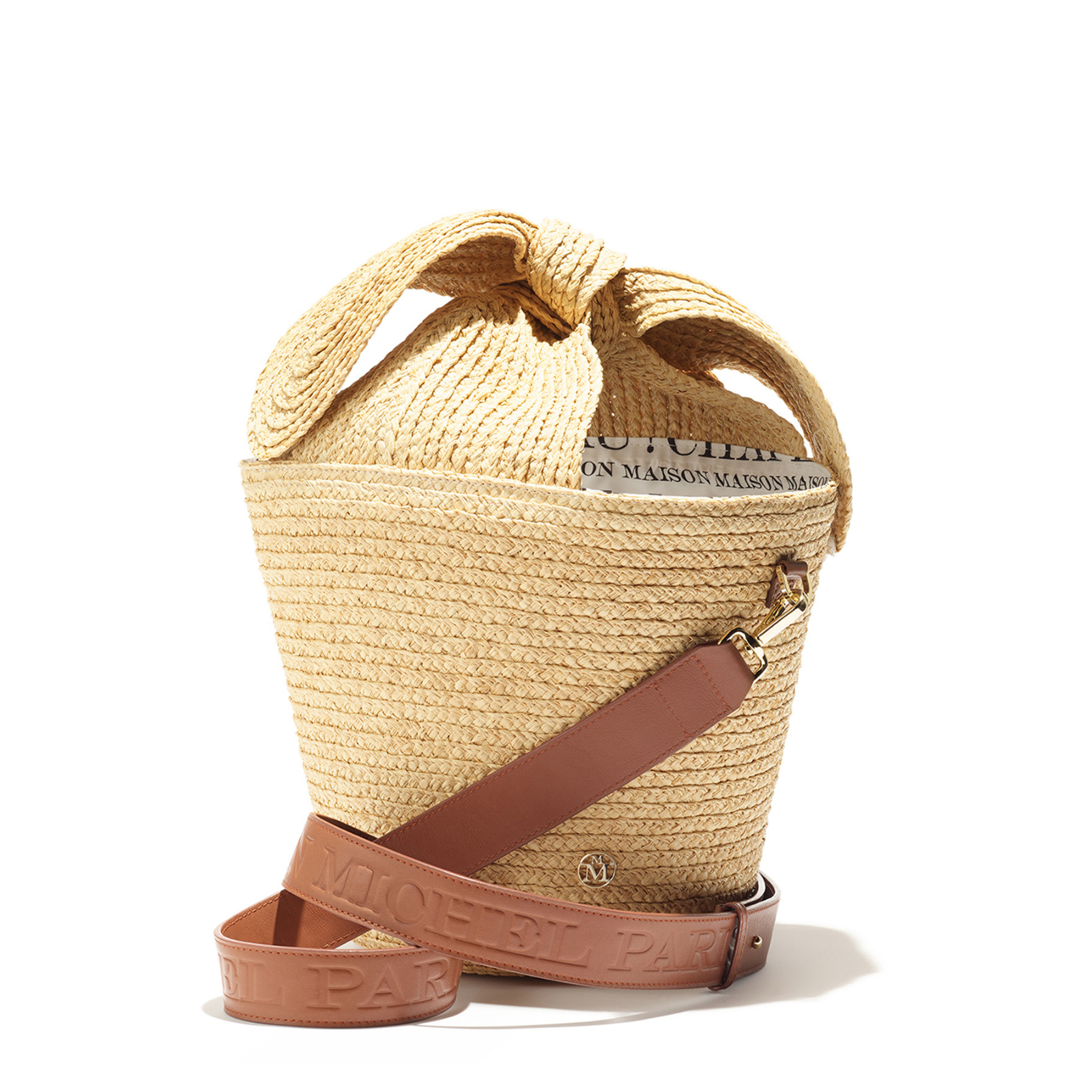 Barbara - sac en paille naturelle.