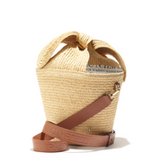 Barbara - sac en paille naturelle.