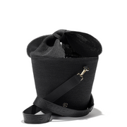 Barbara - sac en paille noire.