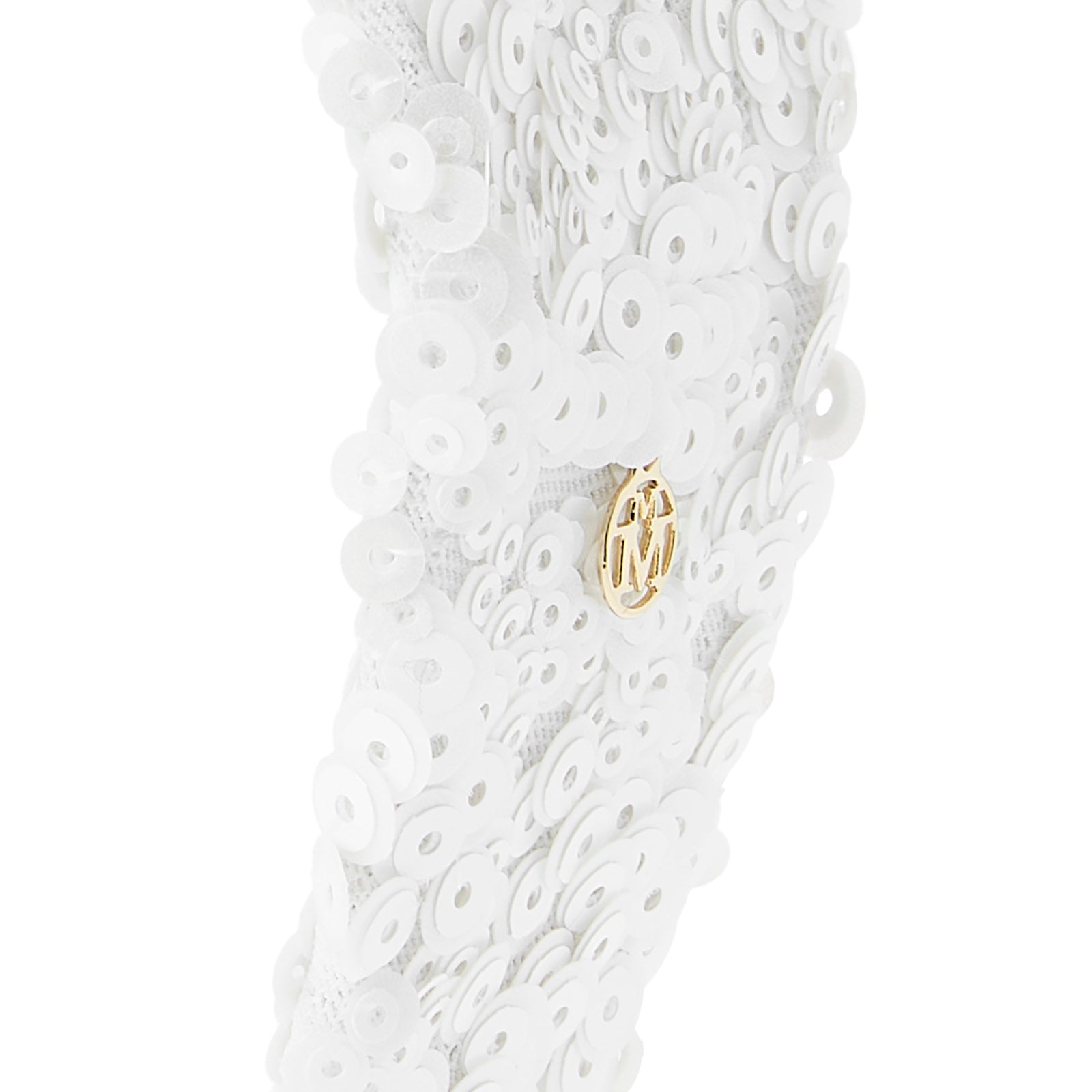 Elizabeth - Serre-tête en sequins blancs