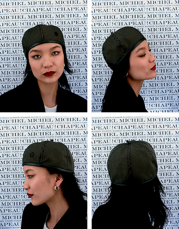 Emy - Béret en coton multicolore.