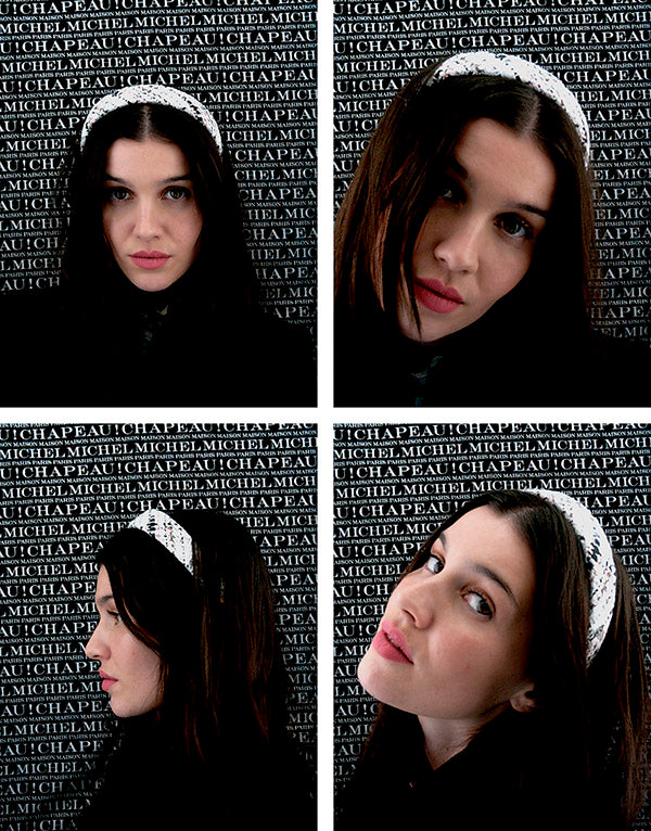 Eve - Serre-tête fait avec du tweed effet neige de Act 3.