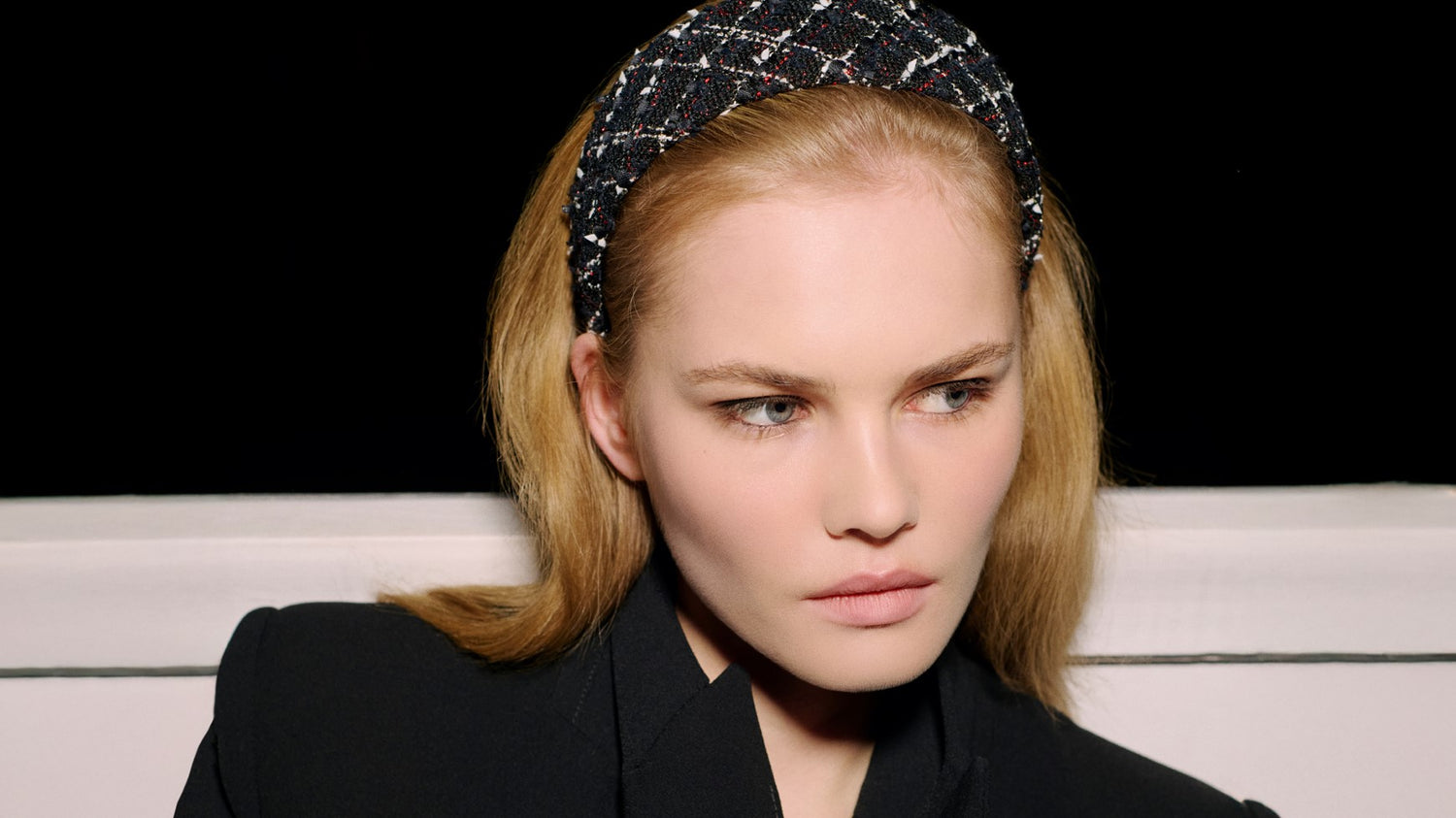 Serre-tête en tweed