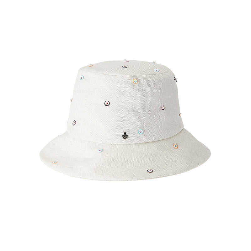 Fredo - Bob en tissu effet wax avec des sequins brodés.