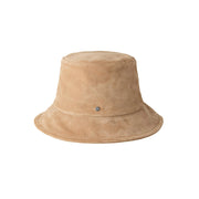 Fredo - Bob en cuir suédé camel.