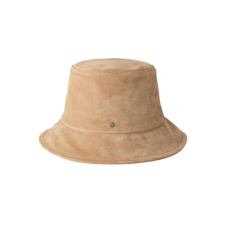 Fredo - Bob en cuir suédé camel.