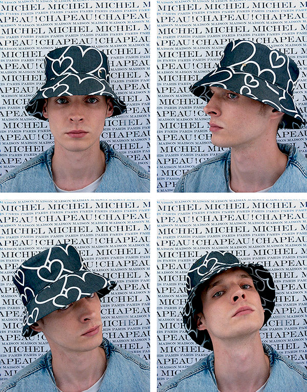 Bob denim motifs coeur