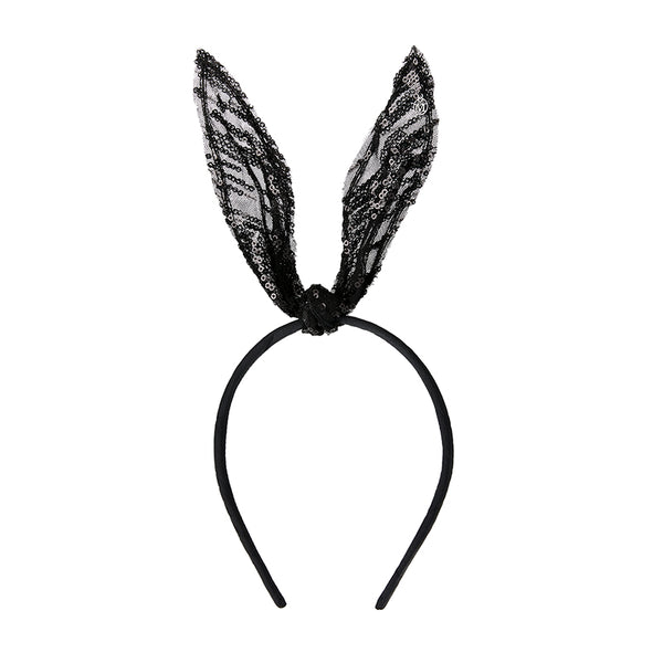 【murral × La Maison de Lyllis 】headband La Maison de Lyllis abaca crochet headband | BLACK