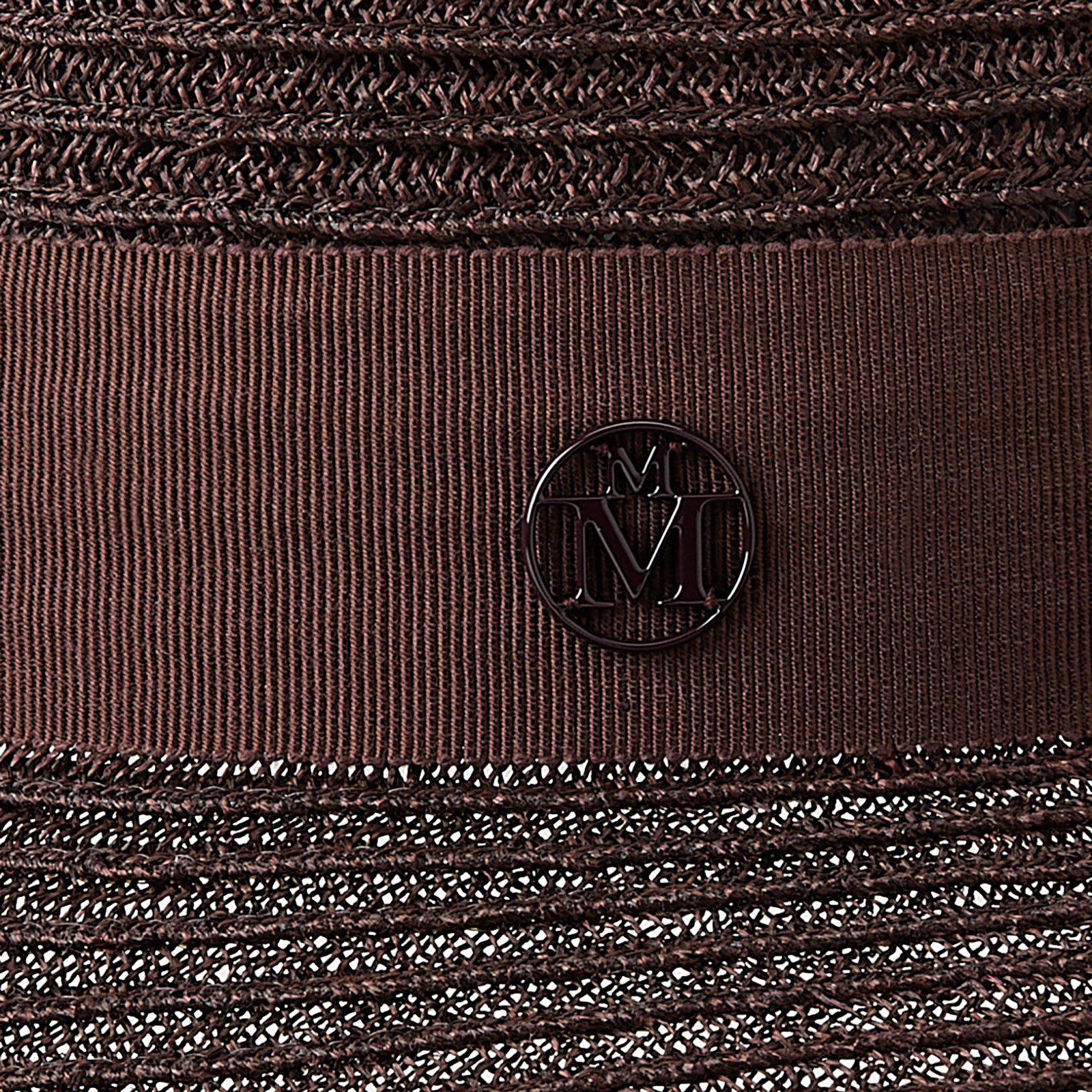 Henrietta - fedora en paille chocolat.