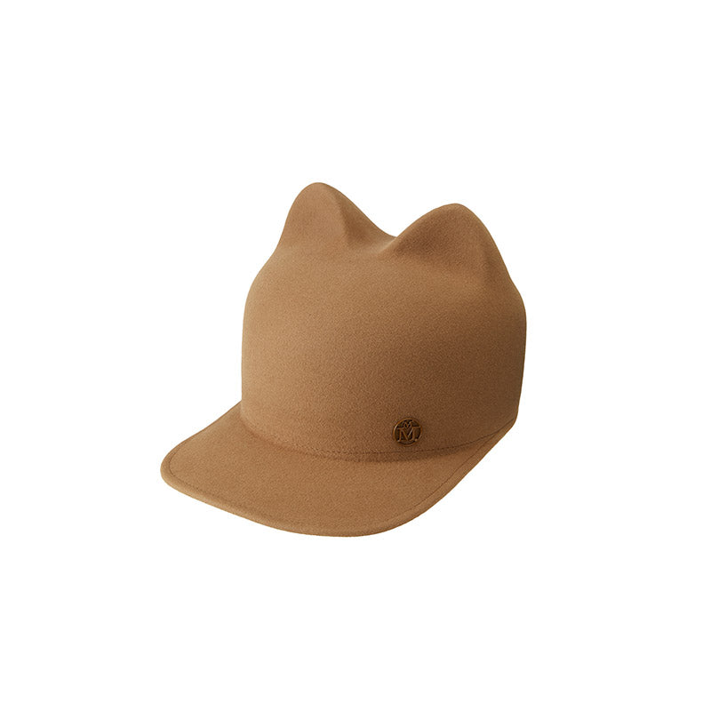 Jamie - Casquette en feutre camel