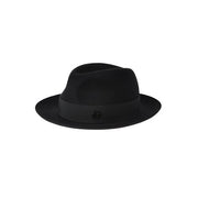 Jo - trilby en feutre de lapin noir, waterproof.