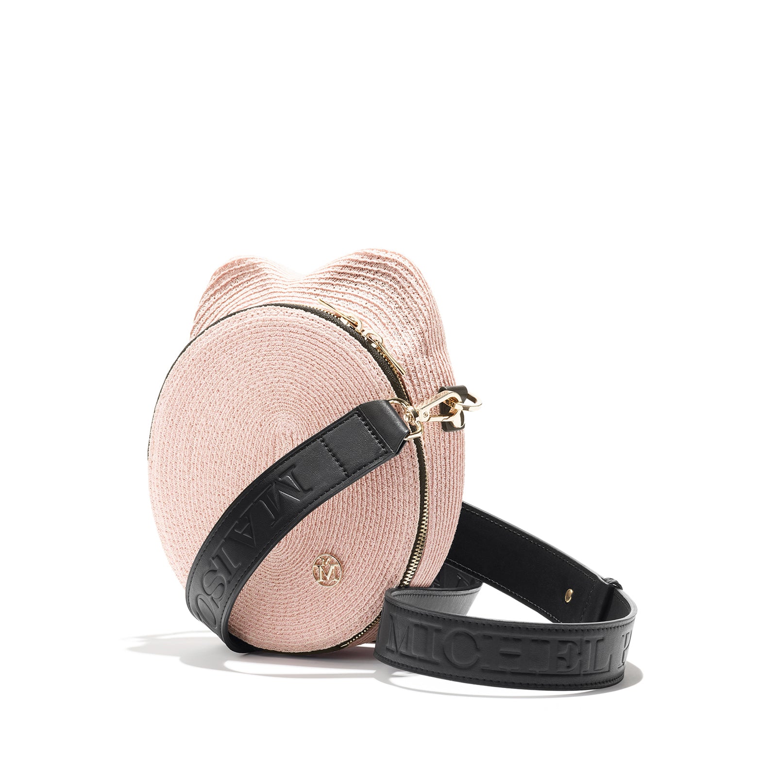 Judie - sac en paille rose.