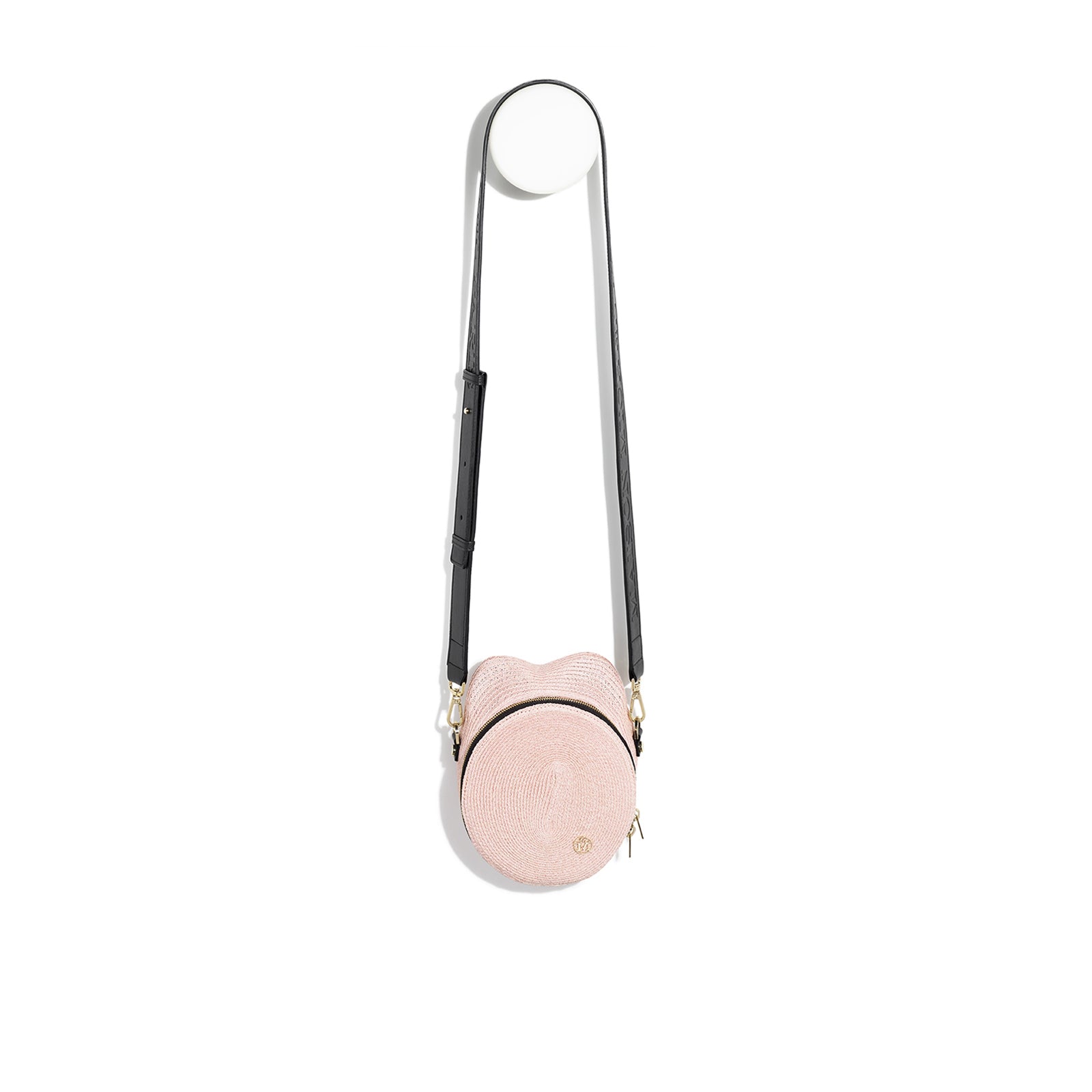Judie - sac en paille rose.