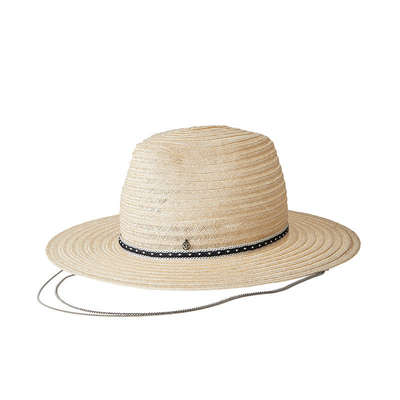 Kyra - fedora en paille de chanvre.
